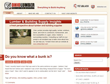 Tablet Screenshot of lumberinsights.com